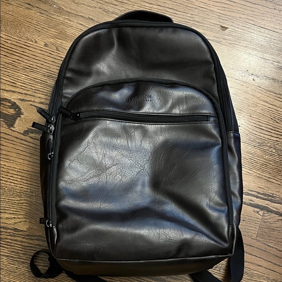 NWOT Reaction Kenneth Cole Sleek Brown Backpack
